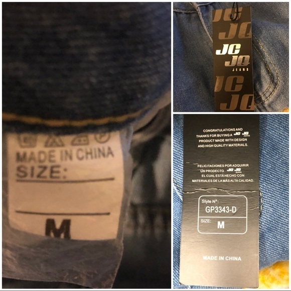 JCJQ Heavily Distressed Bell Bottom Jeans. - Picture 14 of 14